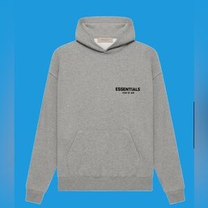 NEW WITH TAGS Fear Of God Essentials Hoodie Dark Oatmeal X-Large